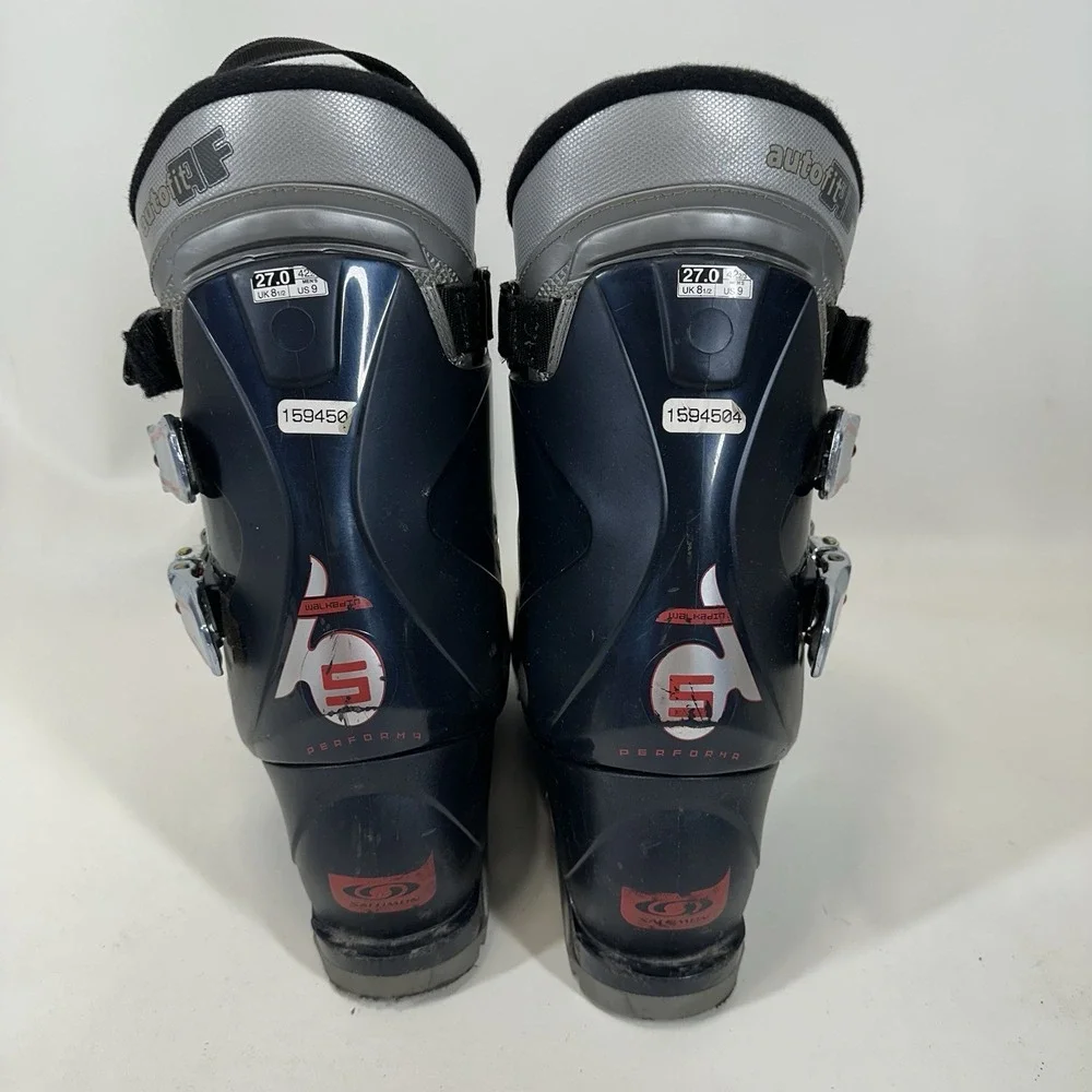 SALOMON PERFORMA Ski Boots Men's 27.0 Alpine Downhill US 9 Autofit
